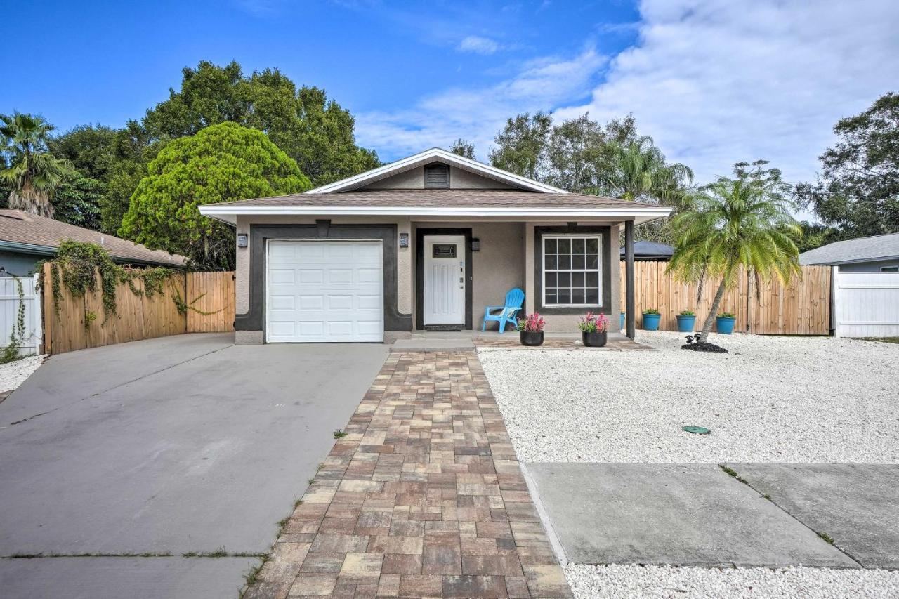 Beachy Palm Harbor Escape Swim Spa Pool And Gazebo Villa Exterior foto